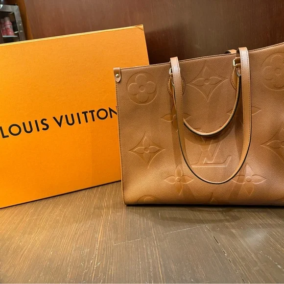 Louis Vuitton On-The-Go Cognac GM - Picture 1 of 11